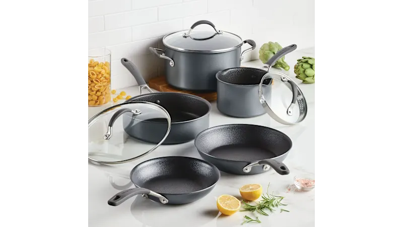 Circulon A1 Series 8-Piece ScratchDefense Nonstick Cookware Set