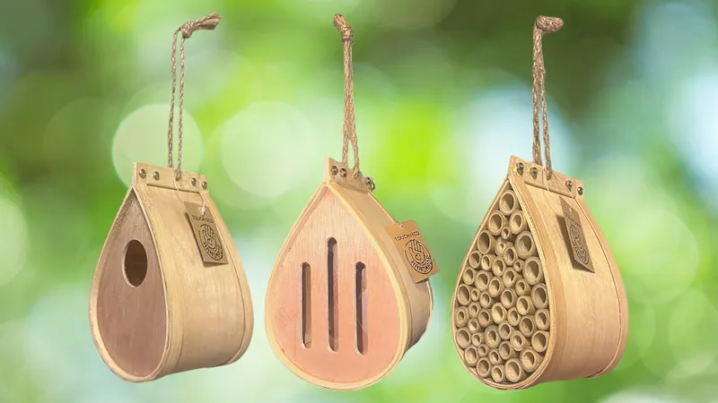 3-Pack: Touch Of ECO Pollination Palace Outdoor Hanging Habitat