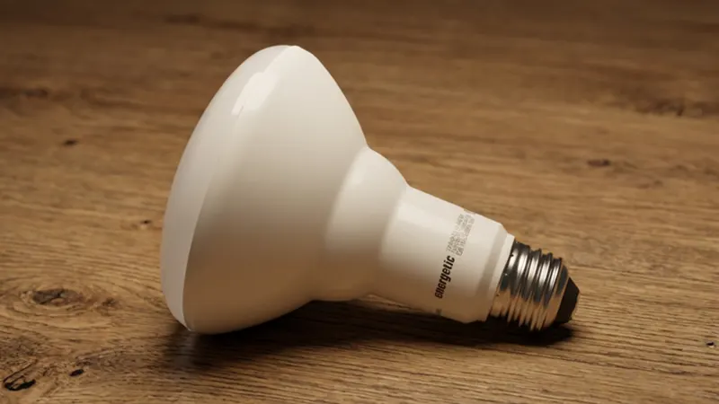 6-Pack: Energetic Lighting BR30 9W Energy Saving Dimmable LED Bulbs (Warm White)