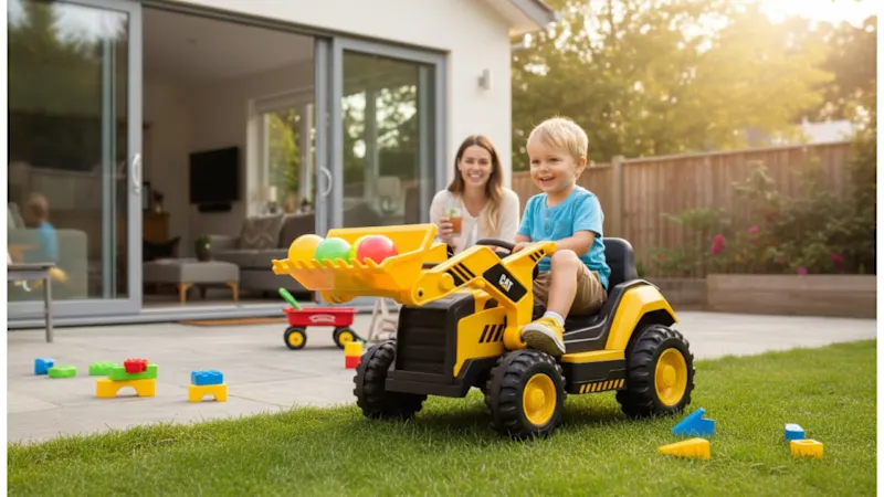 The CAT 12V Bucket Loader Ride-On