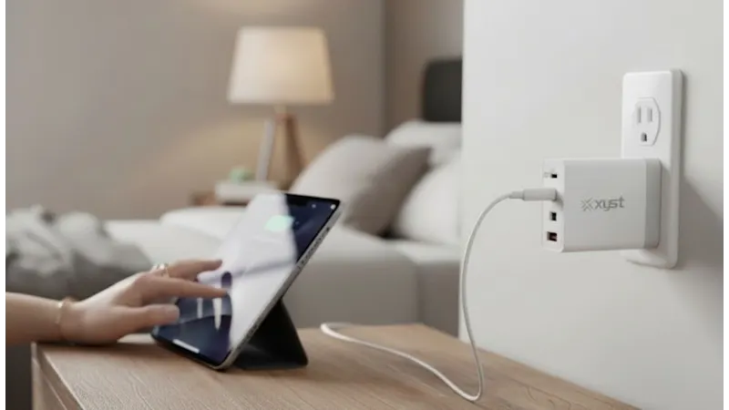 Xyst 35-Watt 4-Port USB-A & USB-C Wall Charger