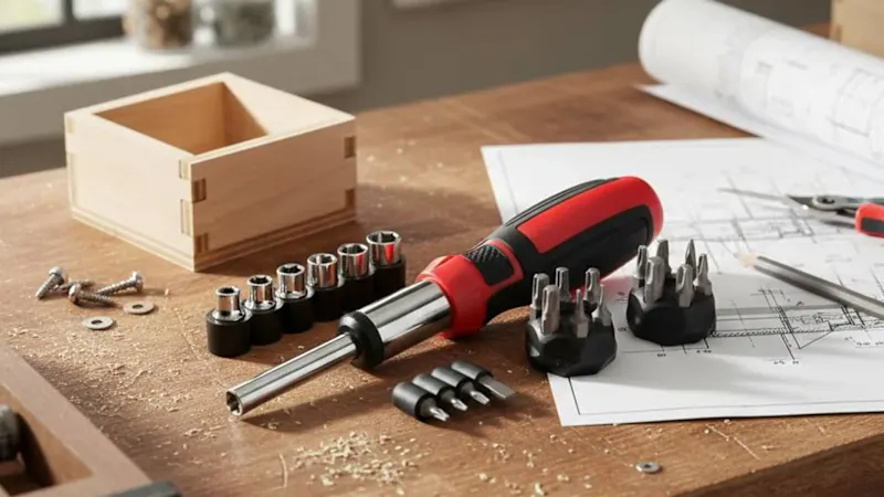 Infinite Basics 27-Piece Ratcheting Screwdriver Bit & Socket Set