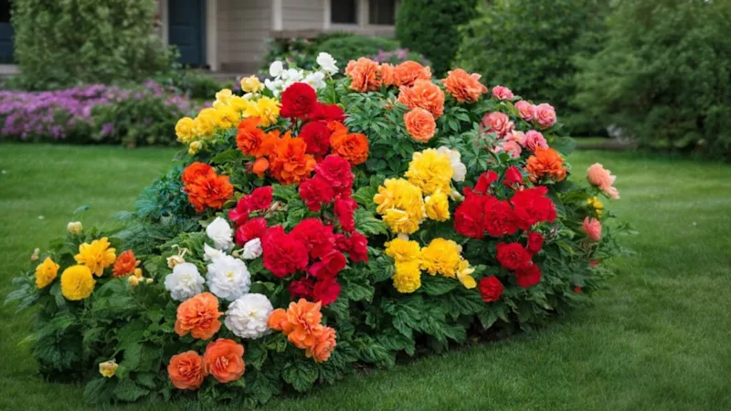 The Multicolor Giant Begonia Bulbs