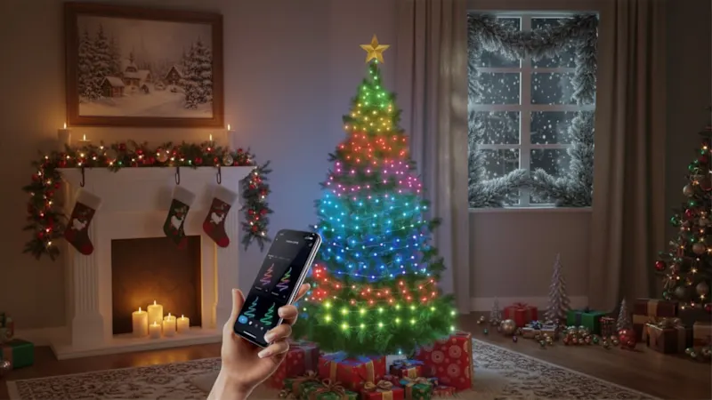 2-Pack: Geeni Smartlites Pro Advanced Color Flow LED 16.4ft Strand with 50 LEDs