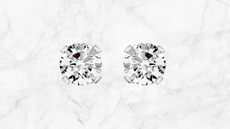Jaclyn Smith 2 Carat TW Moissanite Stud Earrings