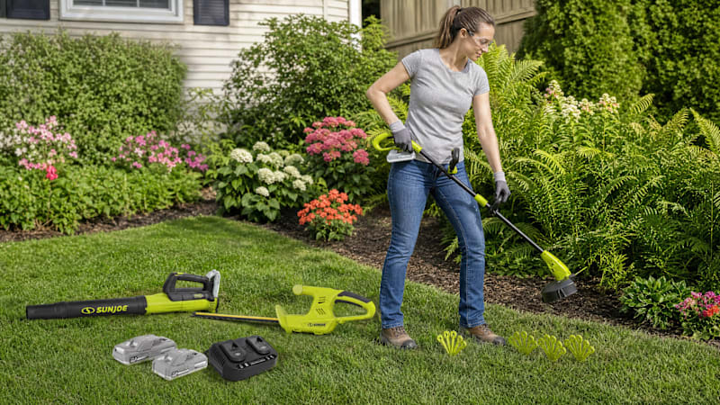 The Cordless Lawncare Set