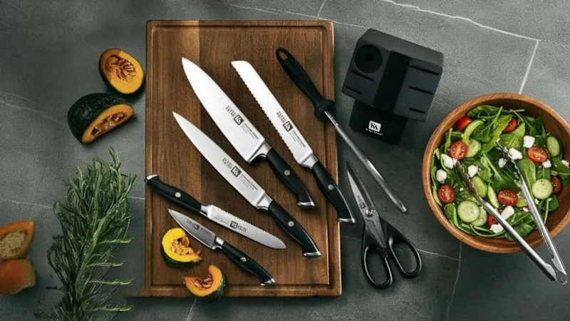 The Pakka Wood Knife Block Set