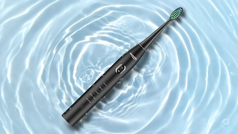 BAOVERI DY-156 Sonic Electric Toothbrush with 6 Brush Heads