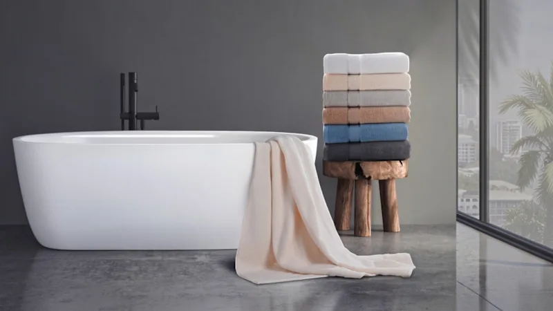 Kathy Ireland 4-Piece Zero Twist Cotton Plush 35"x65" Bath Sheet Towel Set