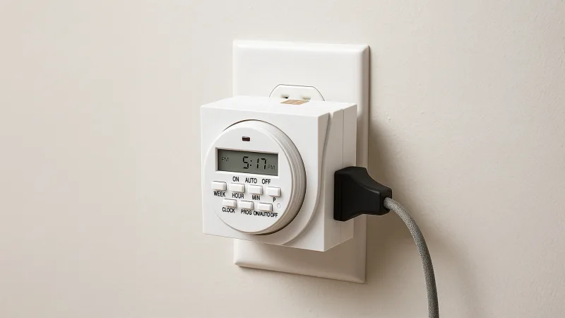 2-Pack: UltraGrow 120V Digital Programmable 7-Day Timer