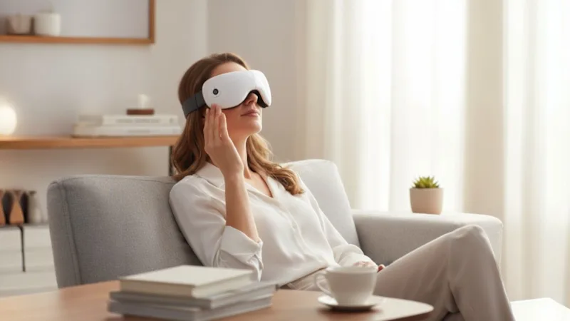 The Heated Compression Eye Massager