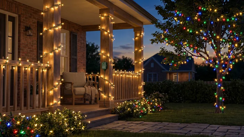 Hakol 750-LED 245' Star String Lights with 9 Modes