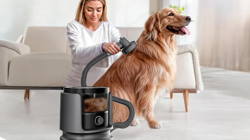 PET'S DREAM Dog Grooming Vacuum Kit