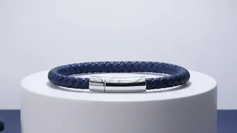 Iron Saints Braided Leather Bracelet