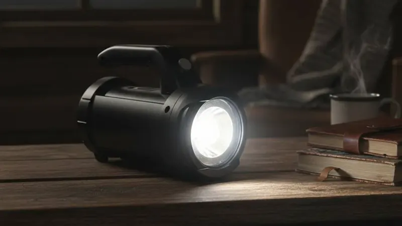 Infinite Basics Hand Lantern Flashlight w/ 17-Piece Built-In Tool Set 80 Lumens