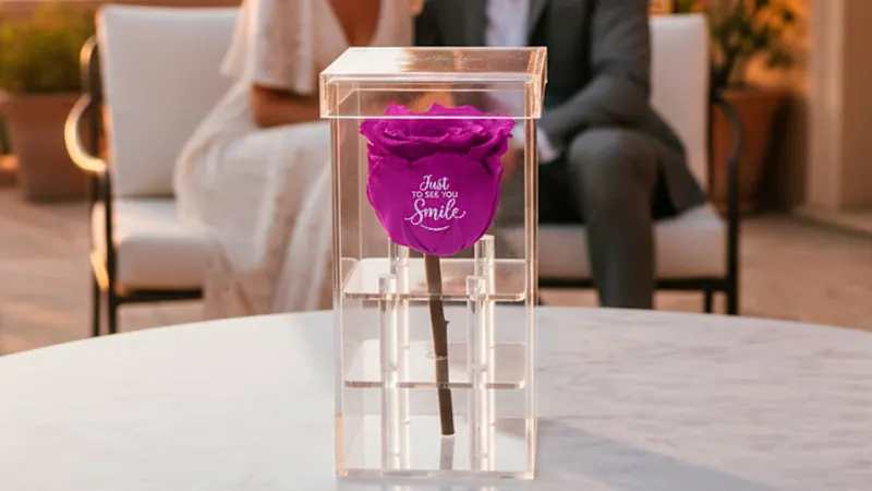 The "Just to See You Smile" Rose in Purple