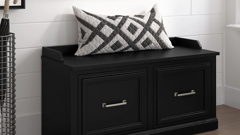 Woodland 40W Shoe Storage Bench with Doors