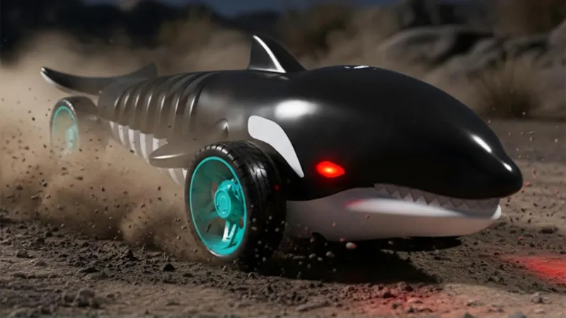 Hakol Remote Control Mutant Machine Shark Car