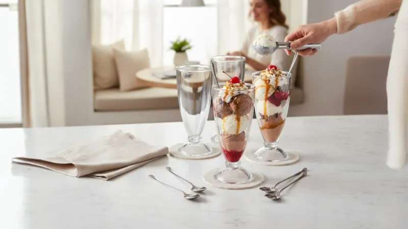 Le Regalo 9-Piece Ice Cream Set
