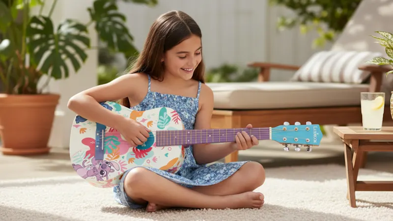 The Young Musician's Wooden Acoustic Guitar