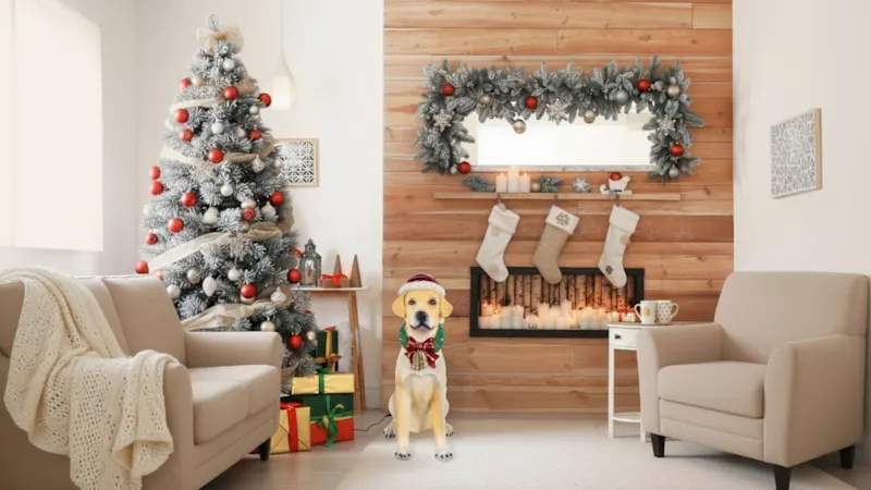 National Tree Company 28" Motion-Activated Labrador Retriever with Wagging Tail