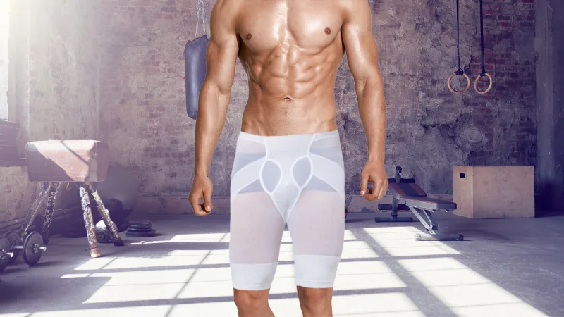 Extreme Fit Mens Mesh Slimming Body Compression Shapewear Underwear
