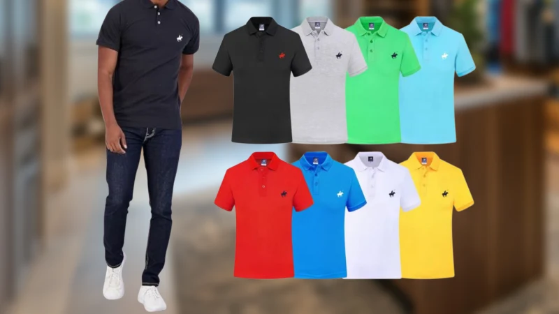 4-Pack: Nextex Apparel Men's Pacific Polo Club Cotton Pique Polo Shirts