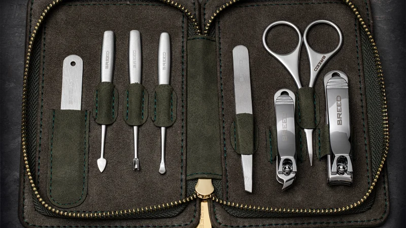 Breed Katana 8-Piece Surgical Steel Grooming Kit