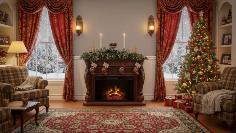 National Tree Company 60" Swiss Chic Swag