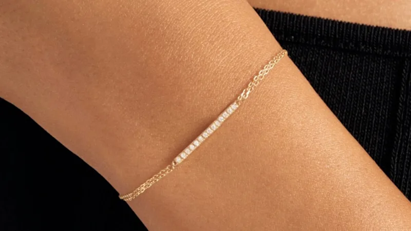 Donatello Gian Multi Strand Crystal Bracelet