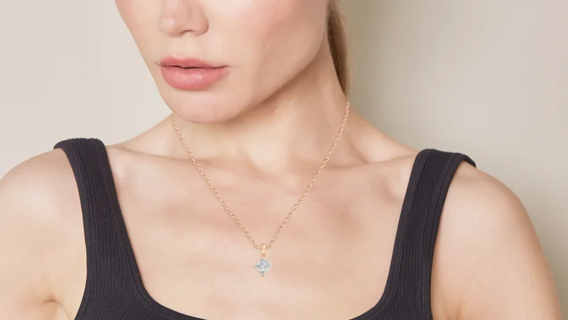 Diamond Muse 1/10 Carat TW Genuine Diamond Necklace