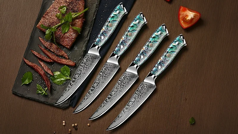 The Executive Straight-Edge Steak Knife Set