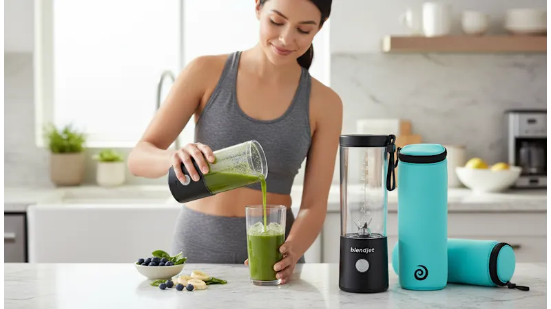 2-Pack: BlendJet 2 Portable Blenders with Insulated Sleeves