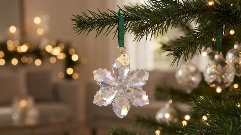 The Swarovski Crystal Ornament Engraved With 2026