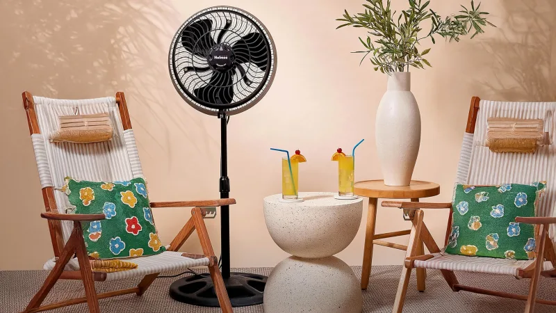 Holmes 16" Outdoor Misting Fan With Hose Connection