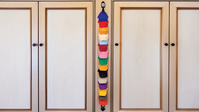The Hanging Cap Organizer