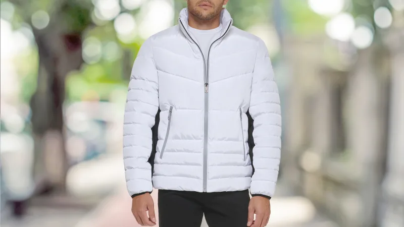 Kenneth Cole New York Men's Quilted Puffer Jacket