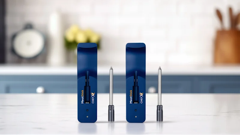 2-Pack: MeatStick Chef X Quad Sensor Smart Wireless Meat Thermometers