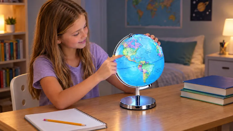 The Illuminated Earth And Constellation Globe