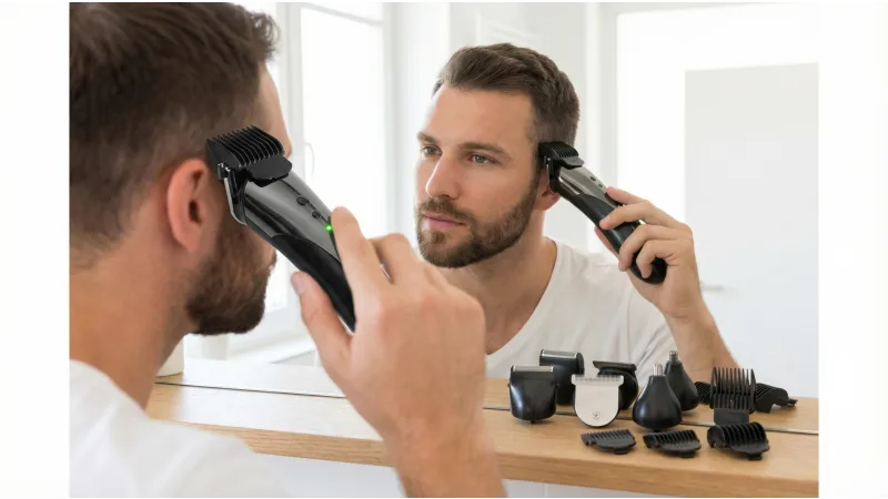 Vysn Mens Electric Hair Clipper & Trimmer Set