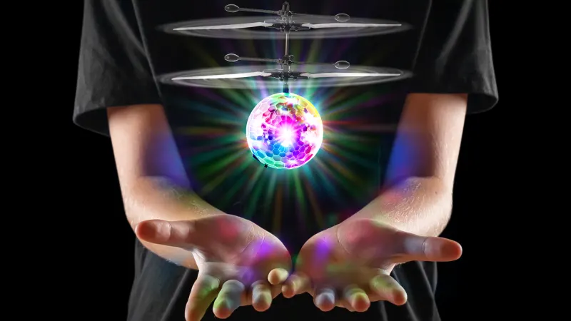 2-Pack: Force1 Orbiter Flying Orb Ball Hand Operated Drones