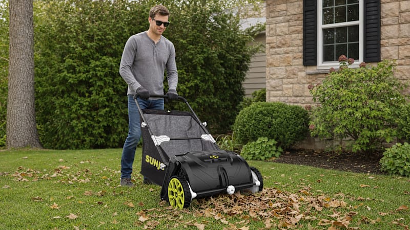 The Lawn And Leaf Sweeper