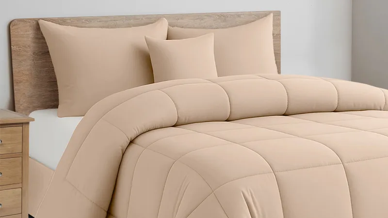 Hannah Linen 5-Piece Solid Reversible Comforter Set