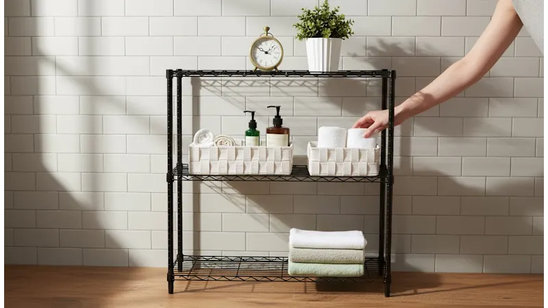The Foldable 3-Tier Storage Shelf