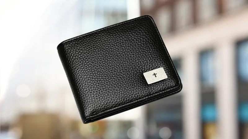 Steeltime Mens Vegan Leather Wallet