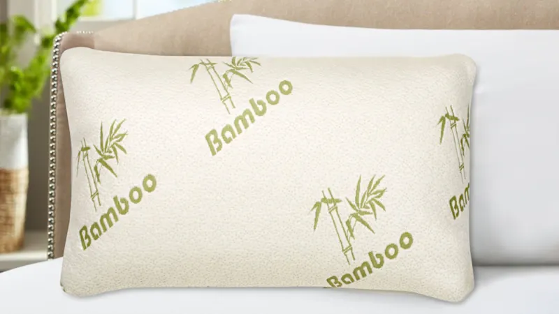 Bamboo Comfort Memory Foam Pillow with Removable Cover