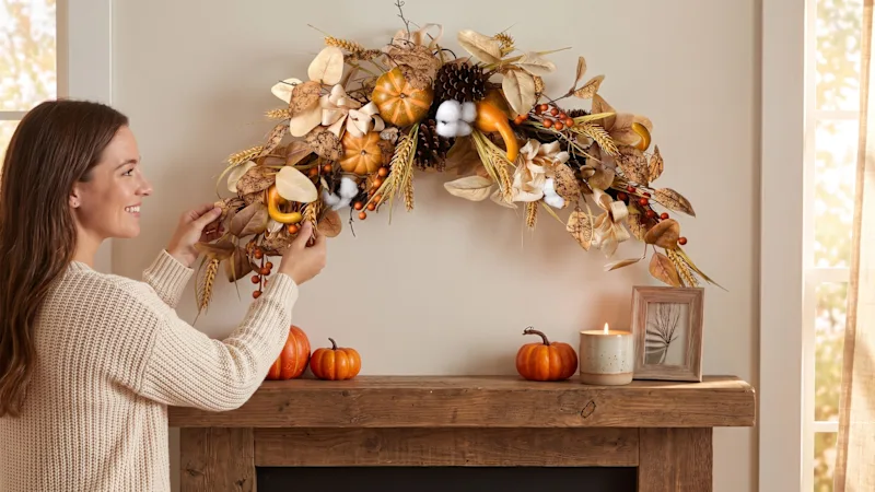 2-Pack: National Tree Company 28" Autumn Pinenut Spray
