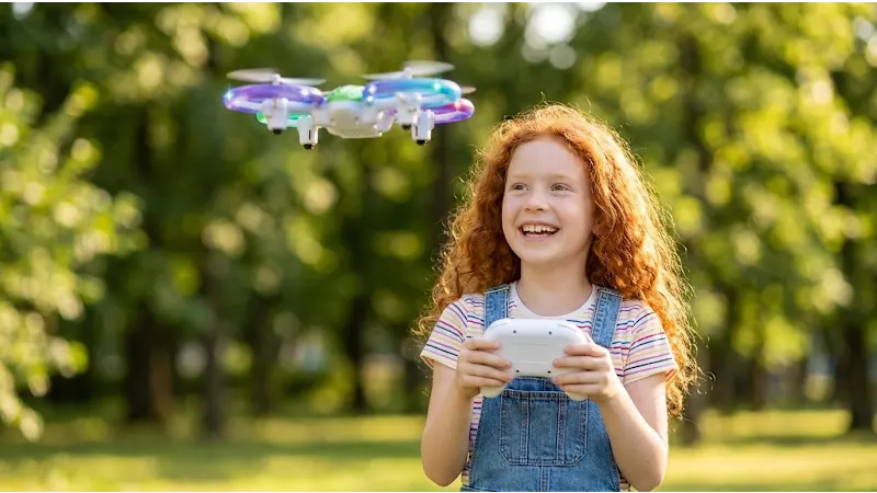 The Night-Flying Illuminated Drone
