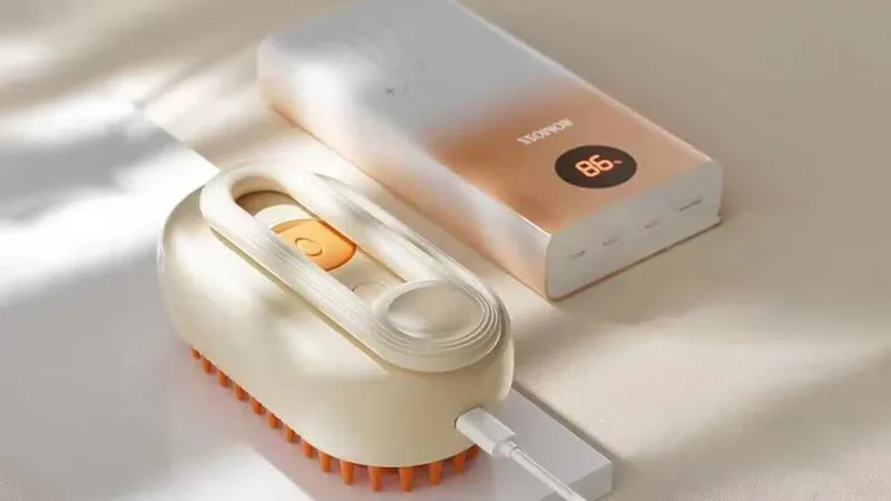 The Self-Cleaning Grooming Brush
