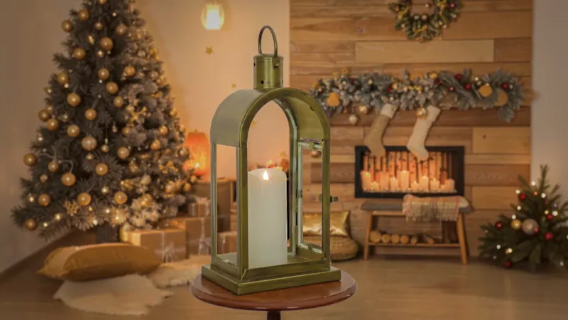 2-Pack: National Tree Company 16" Small Arched Candle Lanterns